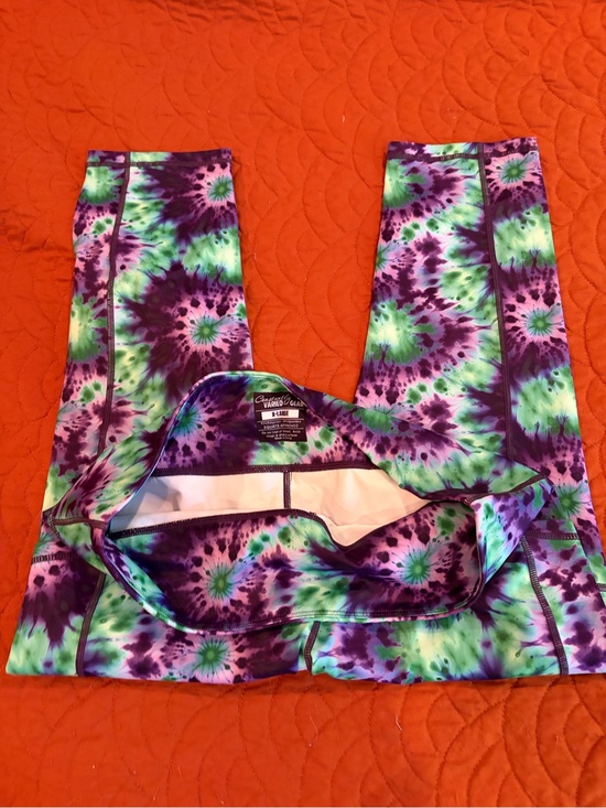 Constantly Varied Gear Pants - Constantly Varied Gear Purple & Green Tie-Dye Leggings
